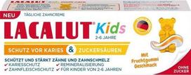 Dantų pasta Lacalut Kids 2-6 Years, įvairių vaisių skonio, 55 ml