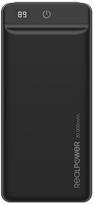 Nešiojamas įkroviklis (Power bank) Realpower PB-30k PD, 30000 mAh, 18 W, juoda sp.