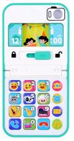 Žaislinis telefonas Hola Baby Foldable & Slide, 2 cm, balta sp./žalia sp.