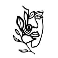 Šviestuvas sieninis Opviq Flower Faced, E27, 1 x 40 W, nėra gaubto