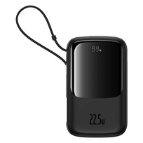 Nešiojamas įkroviklis (Power bank) Baseus Qpow Pro+, 10000 mAh, 22.5 W, juoda sp.