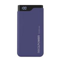 Nešiojamas įkroviklis (Power bank) Realpower PB-15000C, 15000 mAh, 5 W, violetinė sp.