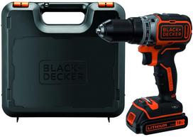 Gręžtuvas Black & Decker BL186K Compact, 18 V, 1.5 Ah