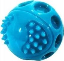 Žaislas šuniui, kamuoliukas Hilton Squeak Ball, 6.3 cm, Ø 6.3 cm, (spalva/dizainas parenkami atsitiktine tvarka)
