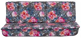 Lauko baldų pagalvė Patio Latina A091-23IB, mėlyna sp./pilka sp./raudona sp., 150 x 92 cm