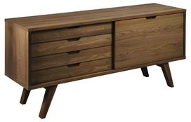 Televizoriaus spintelė A-Line, ruda sp., 160 cm x 45 cm x 72 cm
