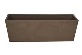 Gėlių vazonas Domoletti 11U55, spw, 55 cm x 22 cm, Ø 55 cm, tamsiai ruda sp.