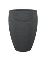 Gėlių vazonas Scheurich 283/54, plastikinis, Ø 35.5 cm, juoda sp.