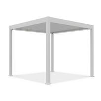 Pavėsinė Pergola Elegance Automatic, 309 x 256 cm, balta sp.