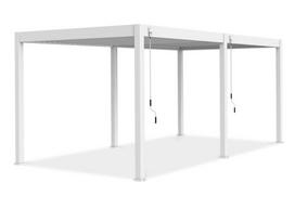 Pavėsinė Pergola Elegance, 600 x 255 cm, balta sp.