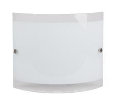 Šviestuvas sieninis Candellux Lighting Nova Plate 10-74068, R7s, 2 x 60 W, skaidri sp./balta sp.