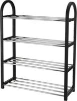 Batų lentyna Storage Solutions, sidabro sp./juoda sp., 50 cm x 19 cm x 65 cm