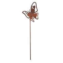 Sodo dekoracija „Drugelis“ TT242, 9 cm x 0.4 cm x 38 cm, ruda sp.