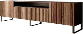 TV staliukas ADRK Miro, ruda sp./juoda sp., 200 cm x 41 cm x 53 cm
