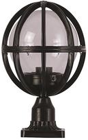 Pastatomas lauko šviestuvas Opviq BSU-68080-BSY-M3-K, 60W, E27, IP65, juoda sp., 23 cm x 38 cm