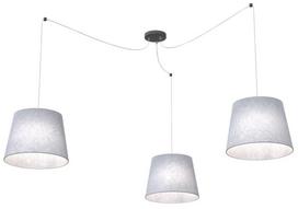 Sietynas kabinamas Emibig Ascot 1424/3, E27, 3 x 15 W, pilka sp.