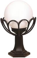 Pastatomas lauko šviestuvas Opviq BSU-68081-BSY-M7-KOP, 60W, E27, IP65, juoda sp., 30 cm x 45 cm