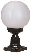 Pastatomas lauko šviestuvas Opviq BSU-68160-BSY-M1KOP, 60W, E27, IP65, juoda sp., 20 cm x 35 cm