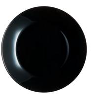 Lėkštė pietų Luminarc Zelie Black, Ø 25 cm, juoda sp.