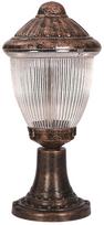 Pastatomas lauko šviestuvas Opviq BSU-68210-BKR-K, 60W, E27, IP65, ruda sp., 23 cm x 54 cm