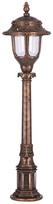 Pastatomas lauko šviestuvas Opviq BSU-68180-BKR, 60W, E27, IP65, bronzos sp./ruda sp., 25 cm x 95 cm