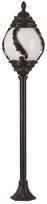 Pastatomas lauko šviestuvas Opviq BSU-68182-BSY-M1-B, 60W, E27, IP65, juoda sp., 30 cm x 110 cm