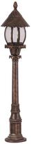 Pastatomas lauko šviestuvas Opviq BSU-68184-BKR-B, 60W, E27, IP65, bronzos sp./ruda sp., 20 cm x 100 cm