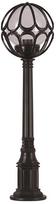 Pastatomas lauko šviestuvas Opviq BSU-68081-BSY-M3-B, 60W, E27, IP65, juoda sp., 23 cm x 95 cm
