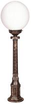 Pastatomas lauko šviestuvas Opviq BSU-68160-BKR-M3-BOP, 60W, E27, IP65, bronzos sp./ruda sp., 25 cm x 95 cm