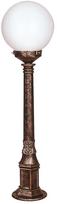 Pastatomas lauko šviestuvas Opviq BSU-68160-BKR-M2-BOP, 60W, E27, IP65, bronzos sp./ruda sp., 20 cm x 90 cm