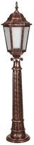 Pastatomas lauko šviestuvas Opviq BSU-68188-BKR-B, 60W, E27, IP65, bronzos sp., 23 cm x 106 cm