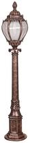 Pastatomas lauko šviestuvas Opviq BSU-68202-BKR-B, 60W, E27, IP65, bronzos sp./ruda sp., 20 cm x 95 cm