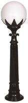 Pastatomas lauko šviestuvas Opviq BSU-68209-BSY-B, 60W, E27, IP65, juoda sp., 25 cm x 95 cm