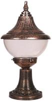 Pastatomas lauko šviestuvas Opviq BSU-68207-BKR-M1, 60W, E27, IP65, ruda sp., 27 cm x 50 cm