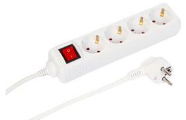 Buitinis ilgintuvas MicroConnect, 1.5 m, 4 lizdų, su jungikliu