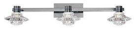 Šviestuvas sieninis Candellux Lighting Rastek 93-01859, G9, 3 x 40 W, skaidri sp., 12 x 15 x 41 cm