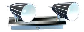 Šviestuvas lubų Candellux Lighting Senso Strip 92-31276, G9, 2 x 40 W, balta sp./juoda sp.