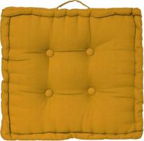 Kėdžių pagalvėlė Atmosphera Floor Seat, geltona sp., 40 cm x 40 cm