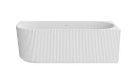 Vonia, laisvai pastatoma Besco Denaya, 170 cm x 78 cm x 58 cm, asimetrinė, aukso sp./balta sp.