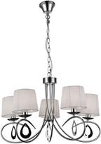 Šviestuvas kabinamas Candellux Arnika 35-21687, E14, 5 x 40 W, balta sp.