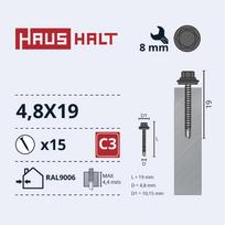 Savisriegis Haushalt, 4.8 mm x 19 mm, 15 vnt.