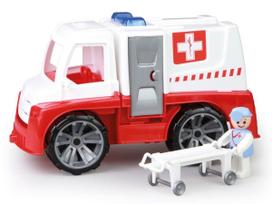 Žaislinis greitosios pagalbos automobilis Lena Car Ambulance with accessories box Truxx, raudona sp.