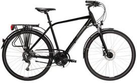 Dviratis turistinis Kross Trans, 28 ", L rėmas, juoda sp./pilka sp.