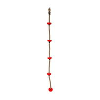 Laipiojimo virvė, 200 cm, raudona sp.