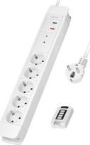 Buitinis ilgintuvas Logilink, 1.5 mm², 1.5 m, 5 lizdų, su jungikliu
