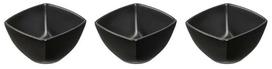 Dubenėlių rinkinys Ambition Salsa, juoda sp., 8 cm, 0.14 l