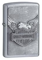 Žiebtuvėlis Zippo Harley Davidson® 20230, sidabro sp.