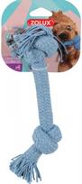 Žaislas šuniui, virvinis Zolux Cosmic Rope toy, 25 cm, mėlyna sp., 25 cm