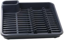 Indų džiovykla Domotti Milo, 39 cm x 39 cm x 7.1 cm, plastikas, pilka sp.