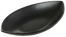 Lėkštė serviravimo Ambition Salsa Boat, 26 cm x 14 cm x 3.5 cm, juoda sp.